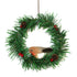 ROBIN PINE WREATH 15CM. DP55477